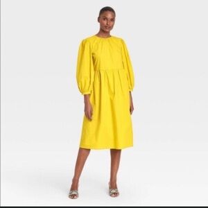 Who What Wear Yellow Dress